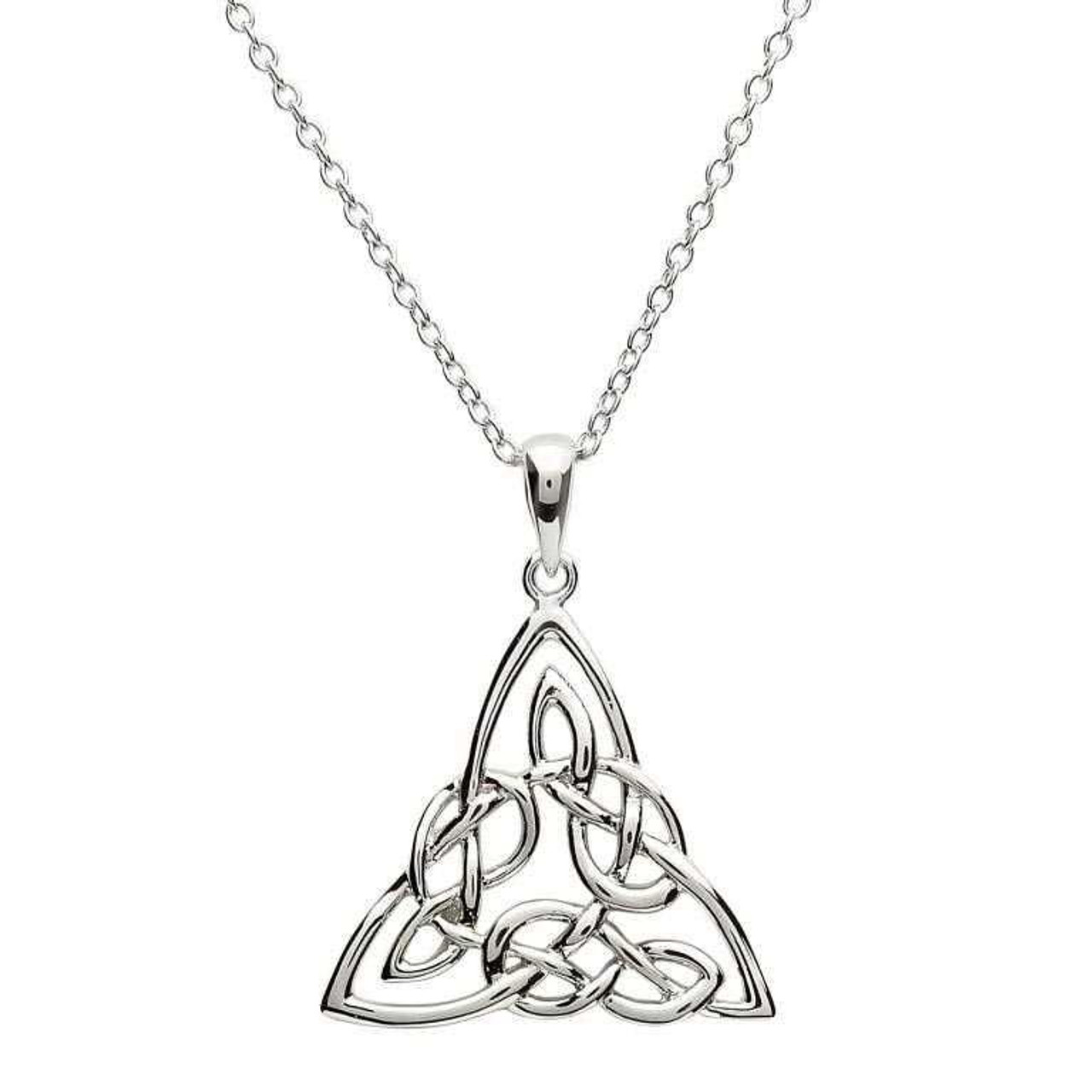 Sterling Silver Celtic Pendants, Celtic Jewelry, Celtic Knot Friendship  Necklace. Mens Leather & Sterling Silver Chains, Irish Jewelry. 065 - Etsy